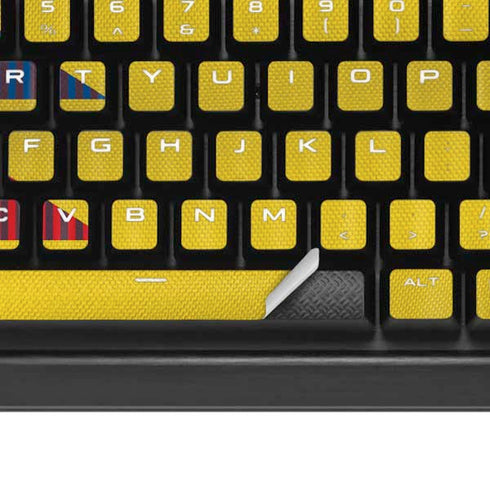 Colombia Soccer Flag K95 RGB PLATINUM Mechanical Gaming Keyboard Skin